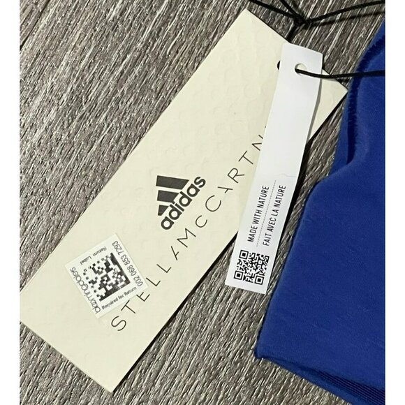 Adidas by Stella McCartney Size XS True Strength Medium Support Sports Bra NWT - Picture 6 of 7